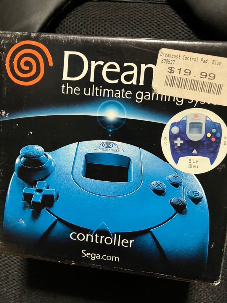  Dreamcast North America version controller clear blue new goods unused goods 