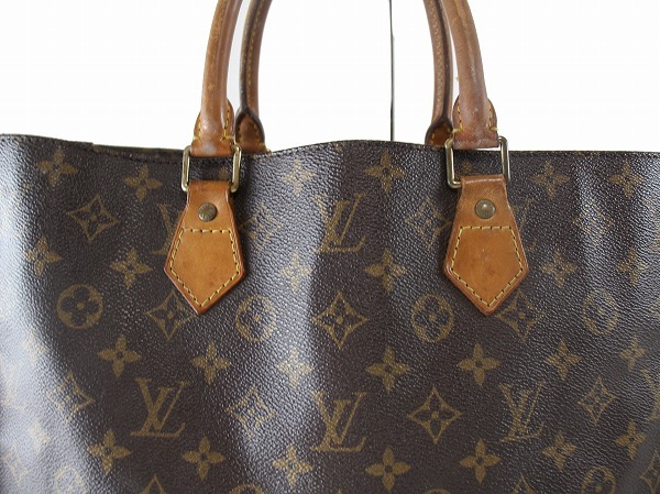 1円　ルイヴィトン　 LOUIS VUITTON　モノグラム　サックプラ　★　ハンドバッグ　ビジネスバッグ　書類鞄　正規品　 225228