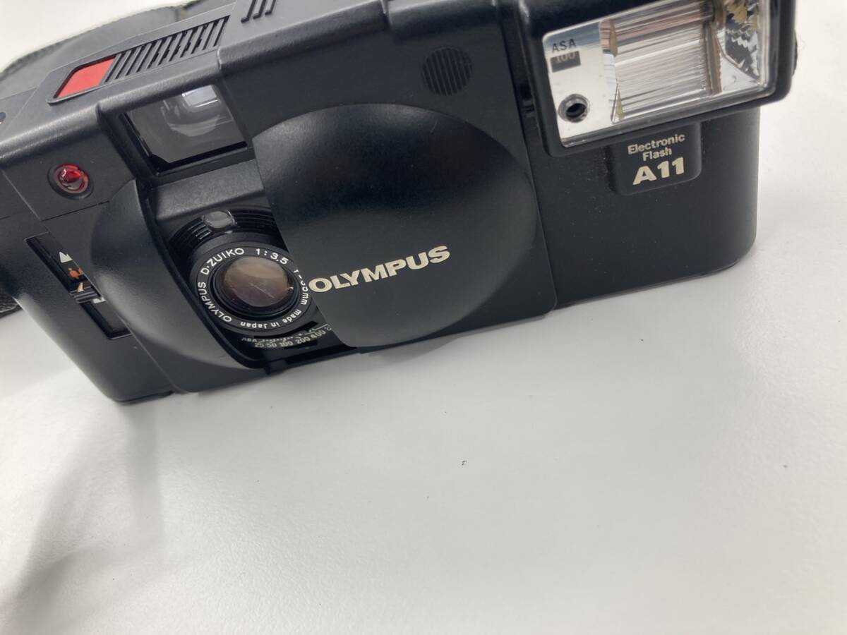1円～ OLYMPUS XA コンパクトフィルムカメラ Electronic Flash A11 ストロボ オリンパス 現状品の画像3
