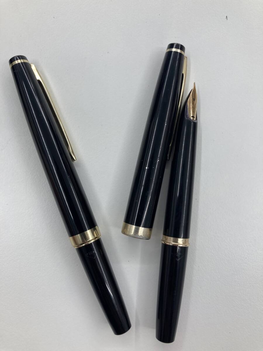 1円～ PILOT 万年筆 ペン先18K刻印 750 2本 おまけ付きの画像4