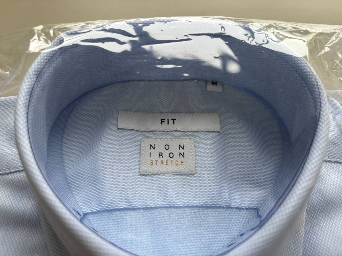 スーツセレクト 半袖 ワイシャツ ３枚 セット ＦＩＴモデル Ｍ サイズ 形状記憶 ノンアイロンの画像3