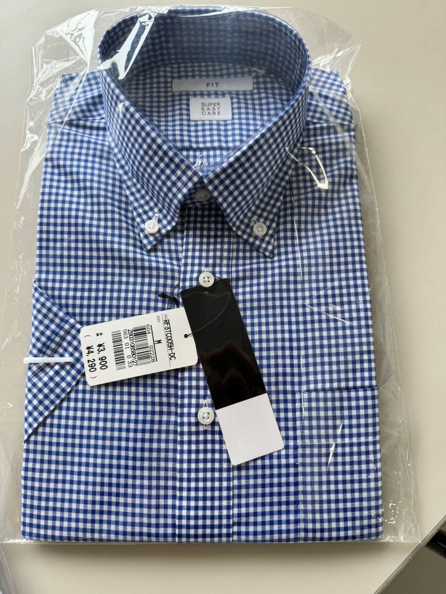スーツセレクト 半袖 ワイシャツ ３枚 セット ＦＩＴモデル Ｍ サイズ 形状記憶 ノンアイロンの画像8