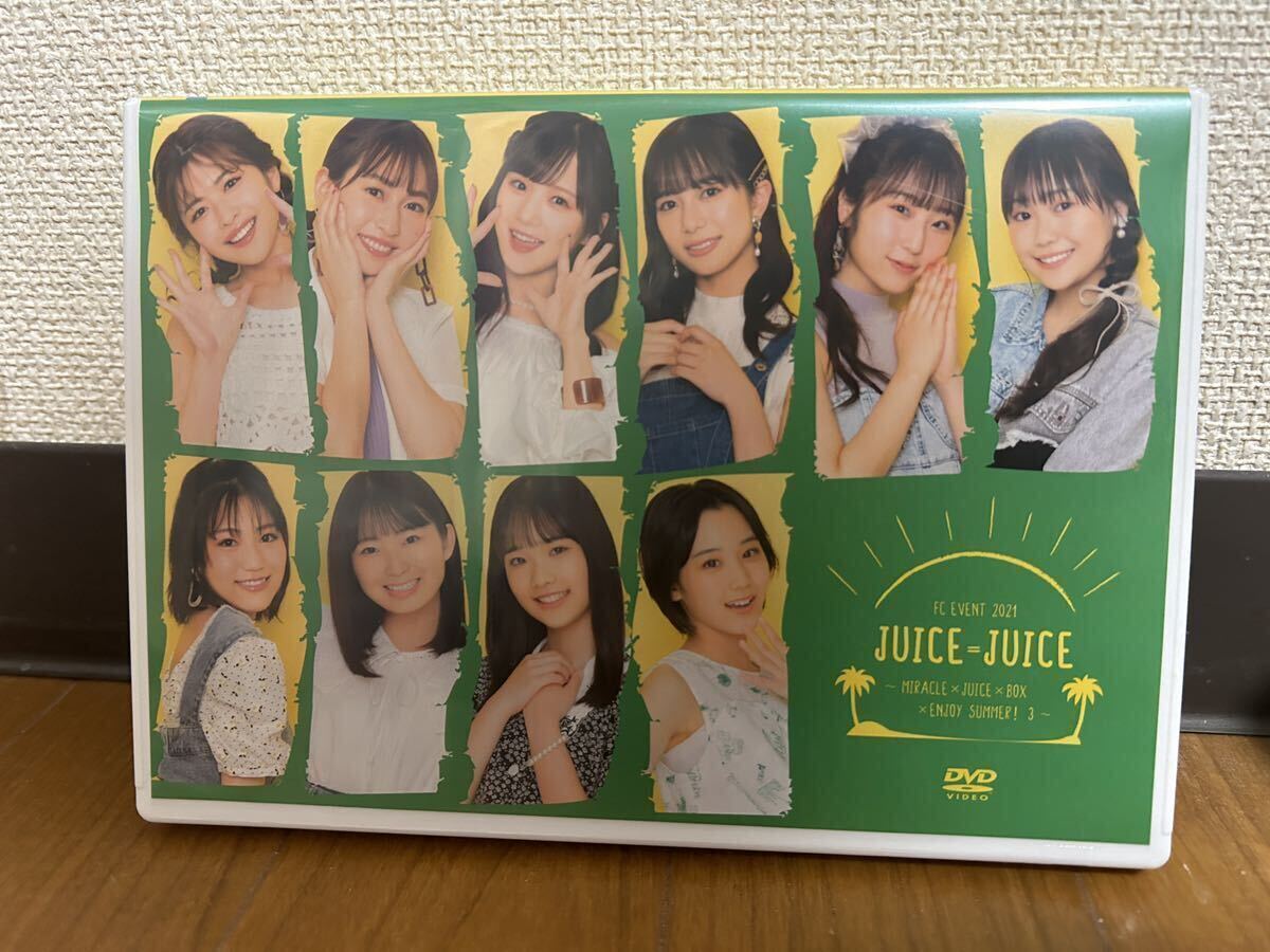 juice=juice FCイベント2021 〜MIRACLE ×JUICE×BOX×ENJOY SUMMER! 3〜 DVD 使用品の画像1