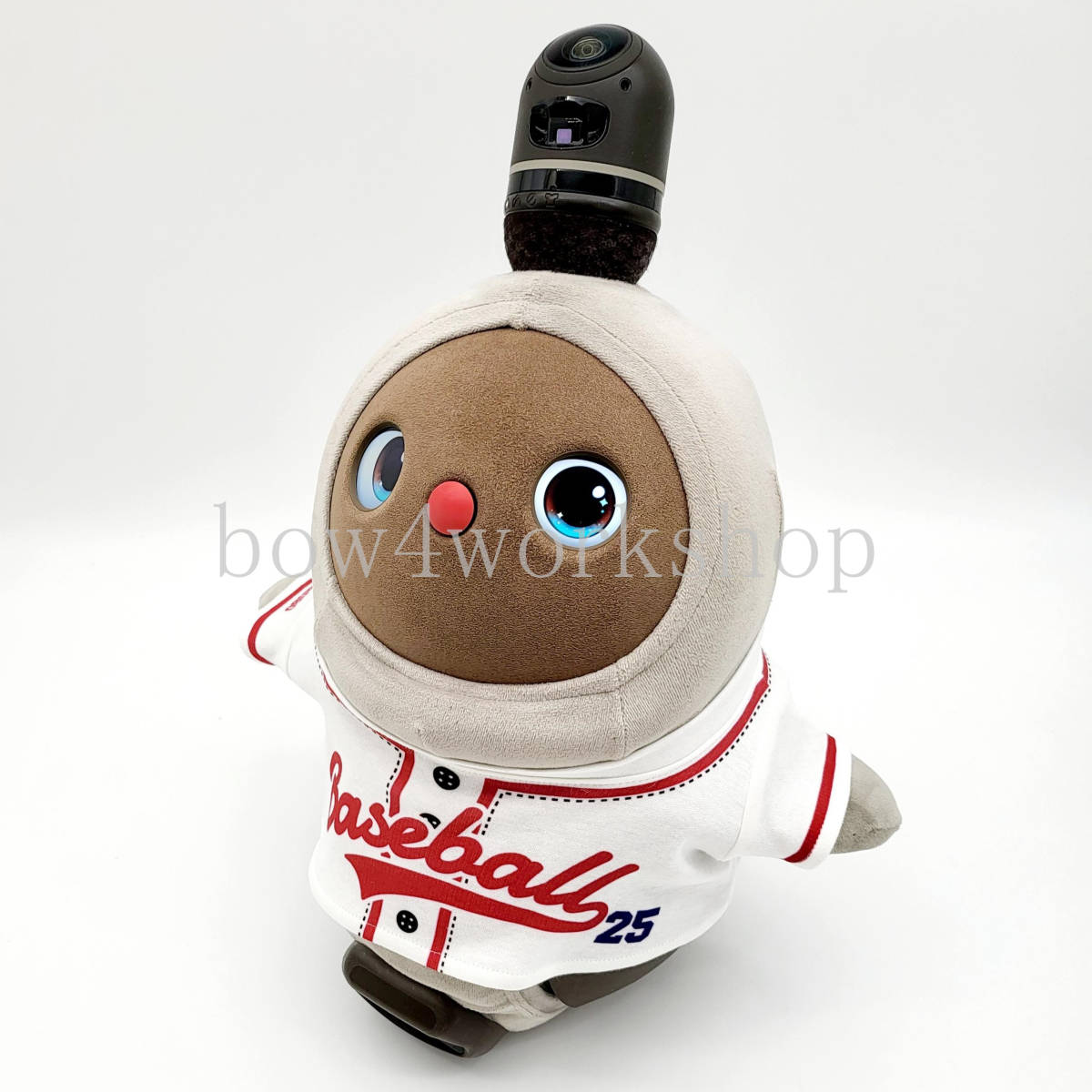ラボット LOVOT ラボットの服ハンドメイド 野球 ユニフォームプリントTシャツ (レッド）_画像4