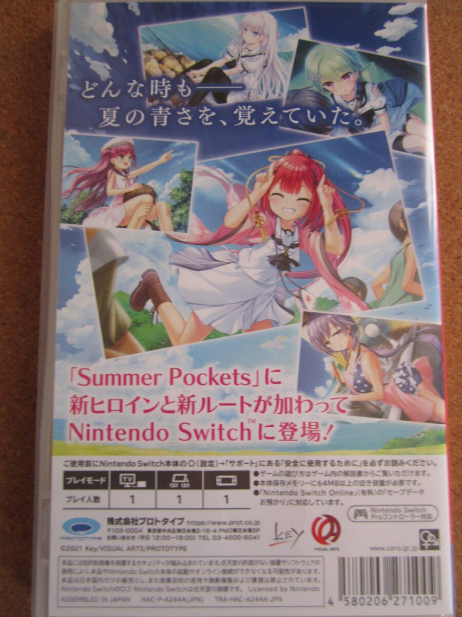 Switch Summer Pockets REFLECTION BLUE サマーポケッツ　リフレクションブルー 送料無料_画像3