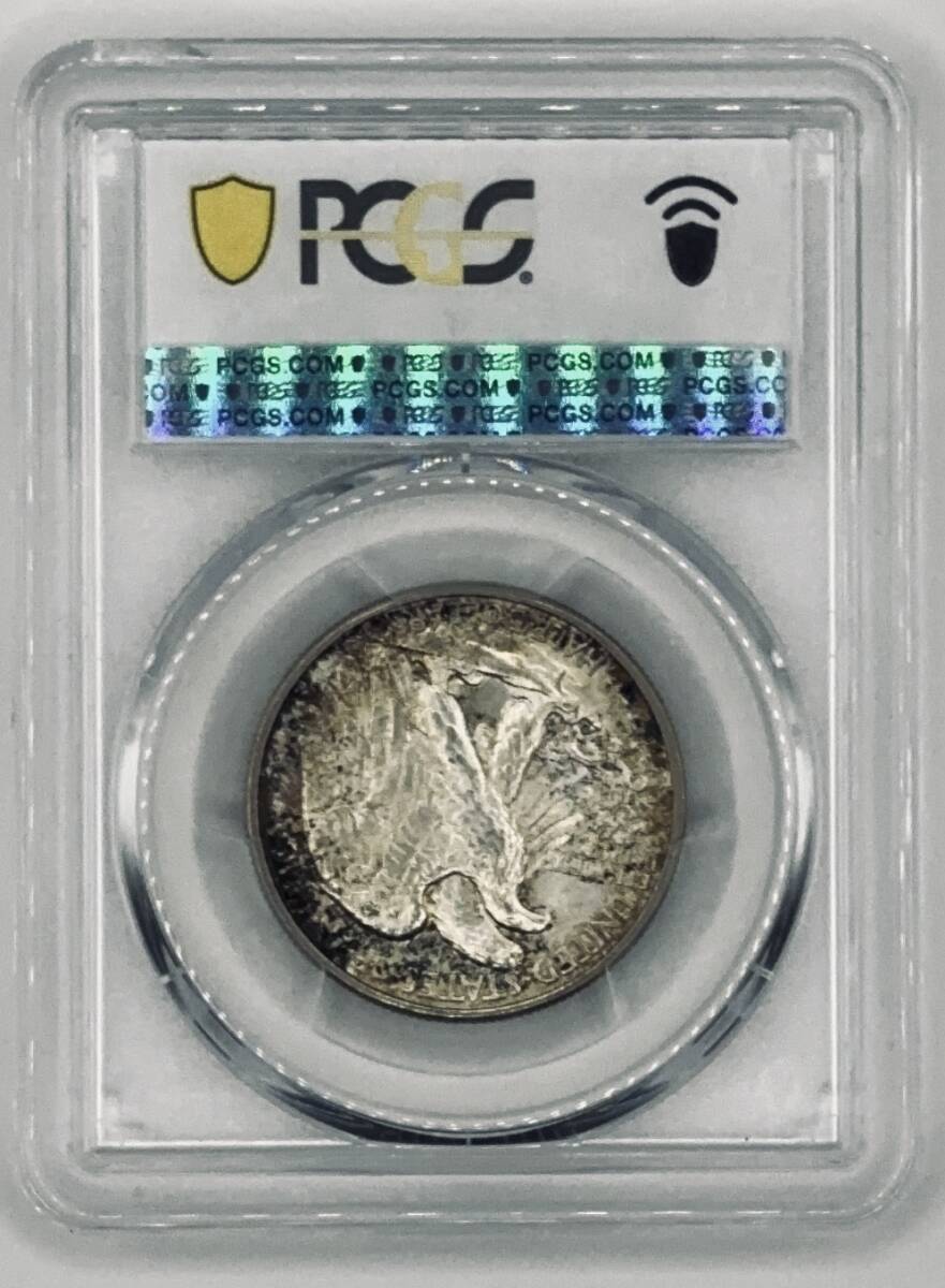 PCGS 1941 ウォーキング リバティ ハーフダラーMS66_画像4