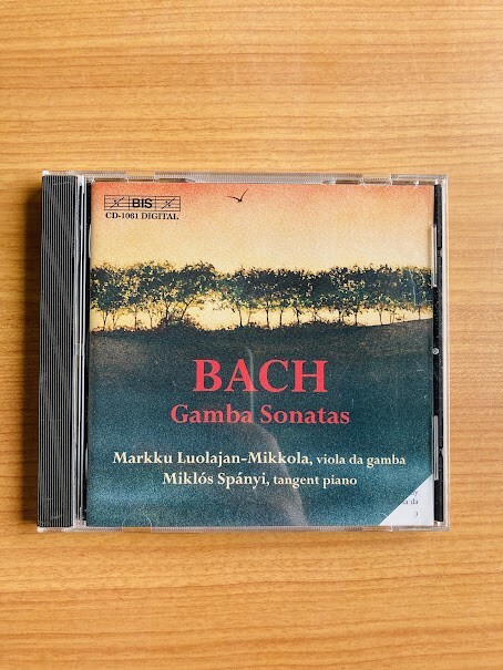 【DC83】CD Gamba Sonatas Bach Luolajan-Mikkolaの画像1