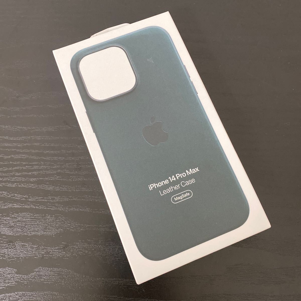 新品未開封☆アップル純正 MagSafe対応 iPhone 14 Pro Max 専用 レザーケース MPPN3FE/A フォレストグリーン ForestGreen Apple_画像2