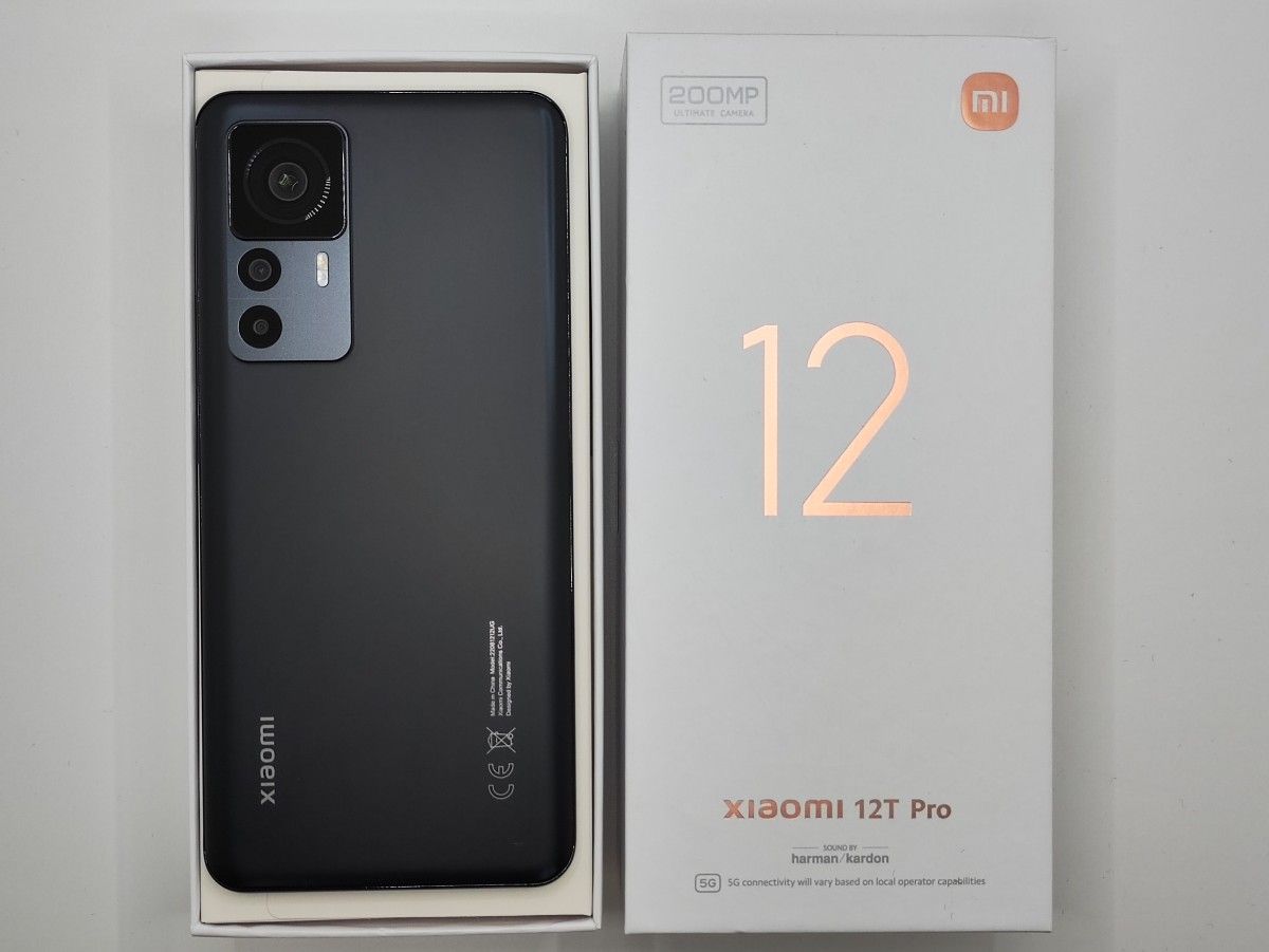 Xiaomi12T Pro Black 12GB RAM 256GB Globalモデル 120W充電器 Xiaomi12T Pro Black 12GB RAM 256GB Globalモデル 120W充電器