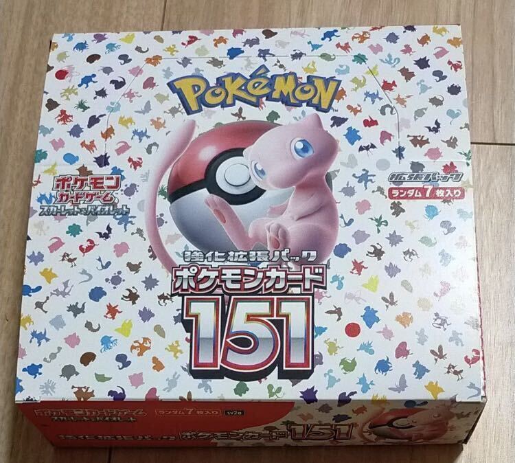 【1円スタート！】ペリペリ付　ポケモンカード　151　1BOX_画像1