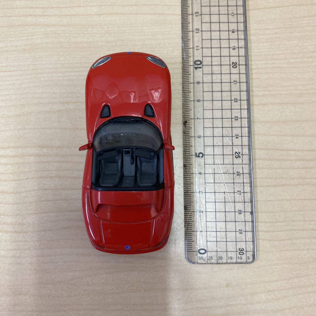 【TC0404（102）】 ミニカー ミニチャンプス ダッジ・バイパー 1993 レッド 赤 オープンカー おもちゃ 玩具 キズあり 汚れあり 1/43の画像7
