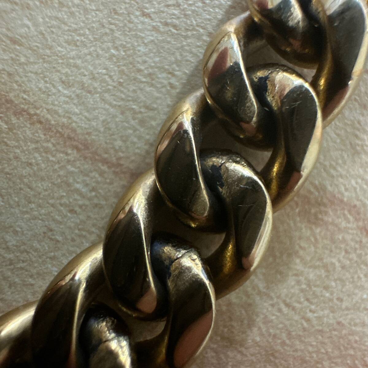 [TH0410]KRKC&CO плоский колье нержавеющая сталь STAINLESS STEEL печать Gold цвет аксессуары цепь мужской декортивный элемент мода 