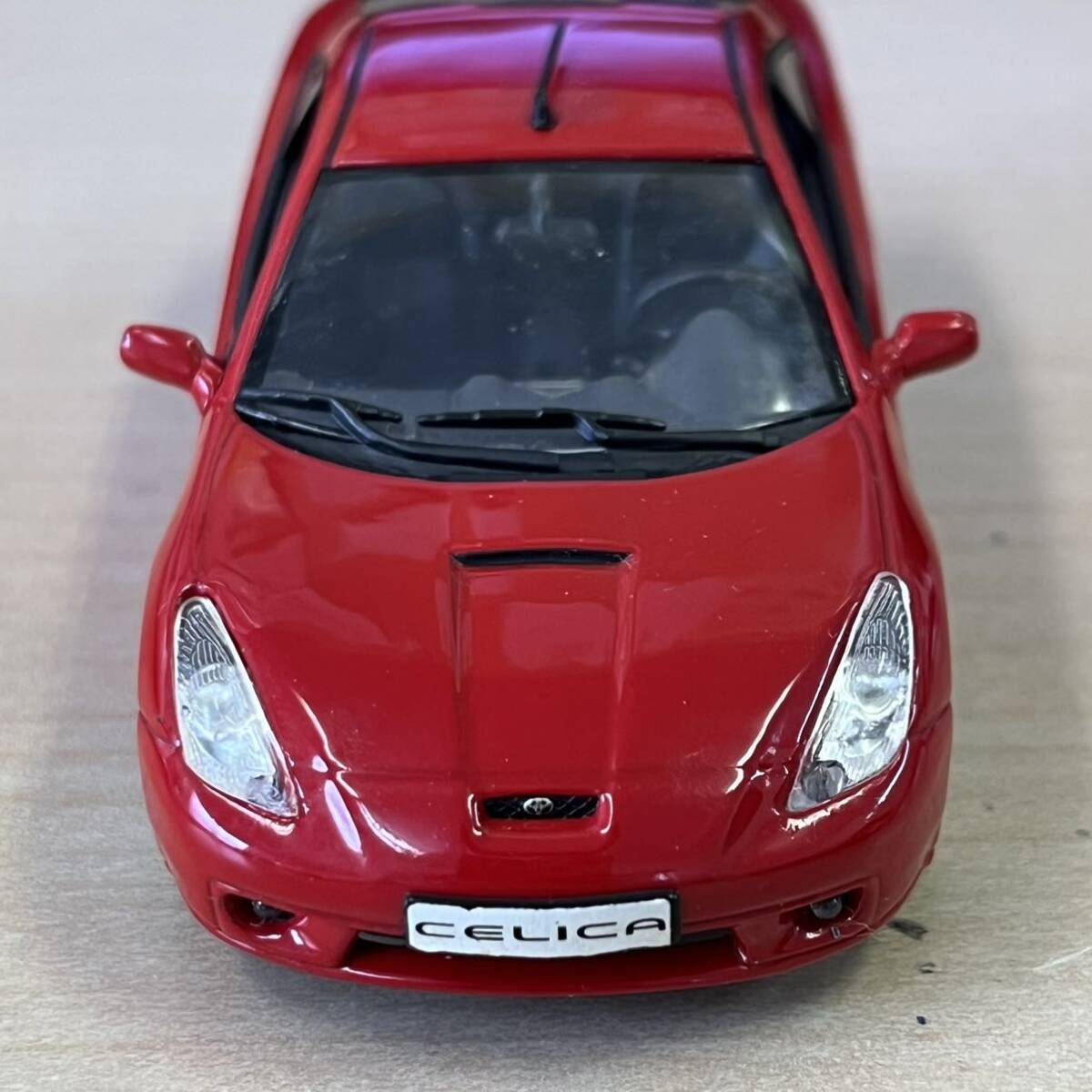 【TC0404（60）】ミニチャンプス トヨタ セリカ 1/43 MINICHAMPS Toyota Celica レッド ミニカー コレクションの画像3