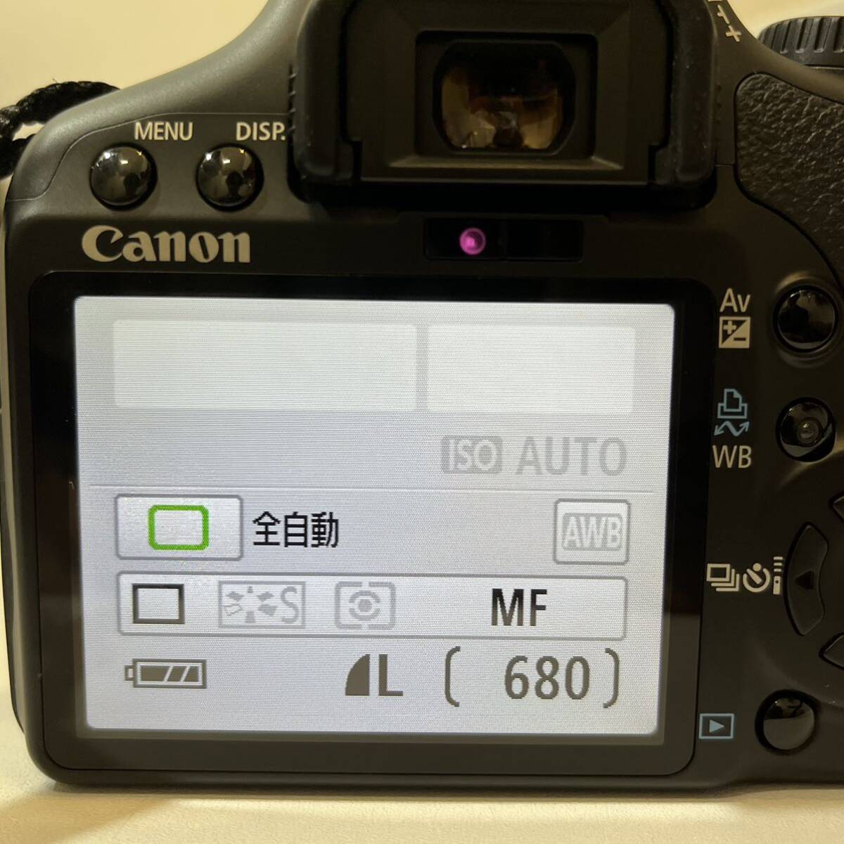 【TF0412】美品 Canon EOS KissX2-LXIT EF-S 18-55mm F3.5-5.6 IS キャノン 完品 動作確認済み デジタル一眼レフカメラ 1円〜_画像3