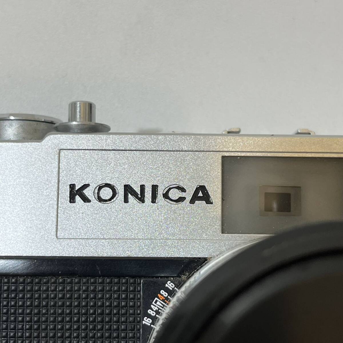 【TF0412】KONICA フィルムカメラ HEXANON auto S1.6 1:1.6 F=45mm 55mm SL-C 動作未確認 コニカ コレクション アンティーク ビンテージの画像2