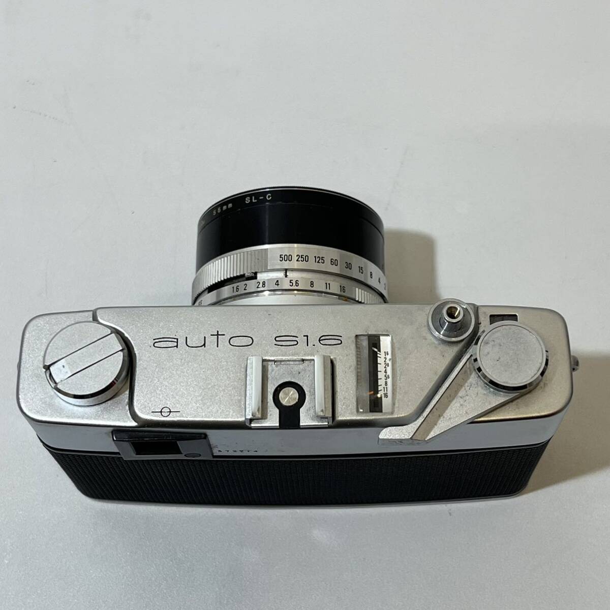 【TF0412】KONICA フィルムカメラ HEXANON auto S1.6 1:1.6 F=45mm 55mm SL-C 動作未確認 コニカ コレクション アンティーク ビンテージの画像7