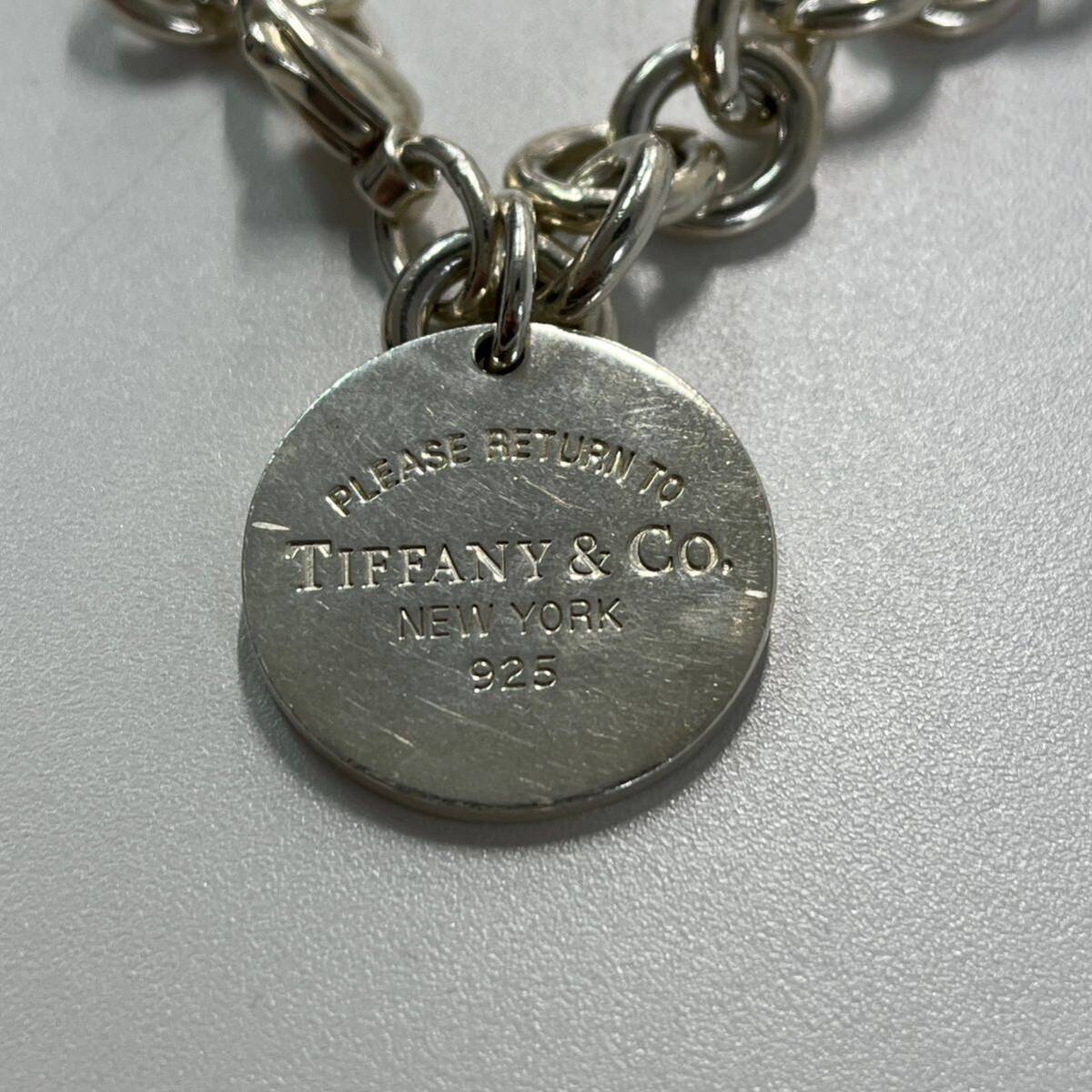 【TN0423】ティファニー Tiffany ブレスレット リターントゥ シルバー アクセサリー チェーン 925 ブランドアクセサリー 丸形