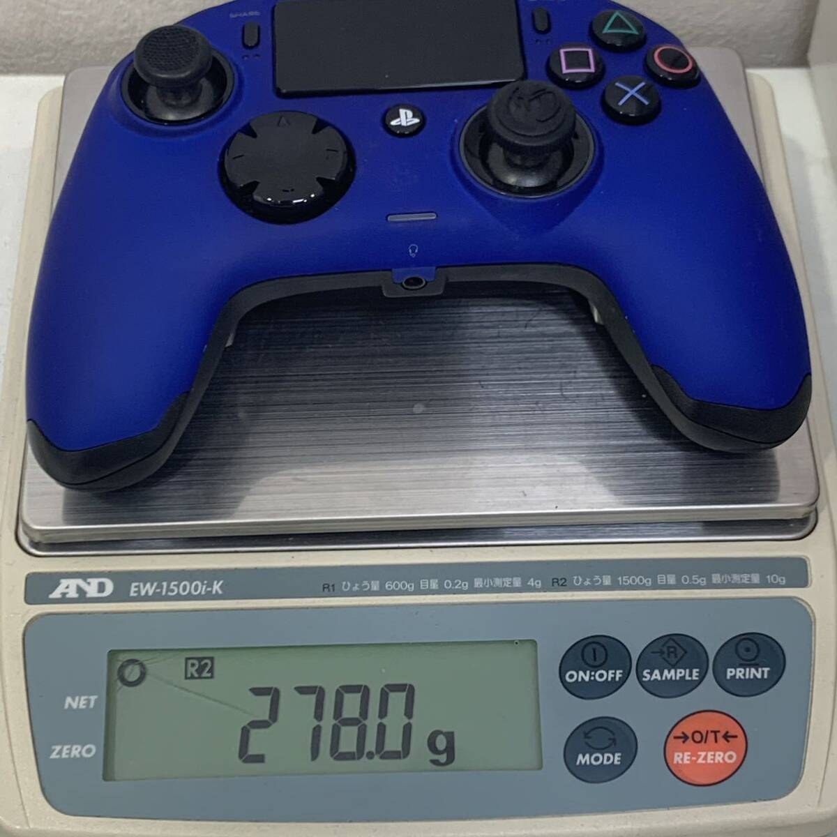 【TC0423】nacon BB4431V2 PS4用 コントローラー ブルー 青 プレイステーション4 テレビゲーム アクセサリー 周辺機器 動作未確認の画像8