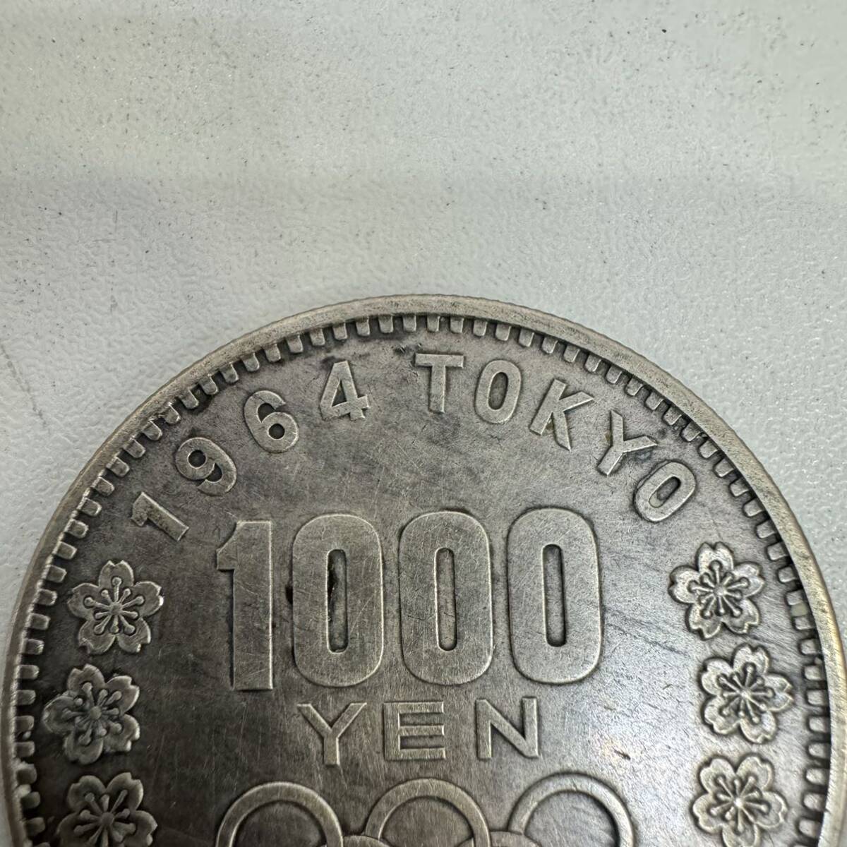 [TC0426①] Tokyo Olympic thousand jpy silver coin 1000 jpy commemorative coin money through . coin 1964 year Showa era 39 year . wheel silver SILVER SV 925 Japan Japan 