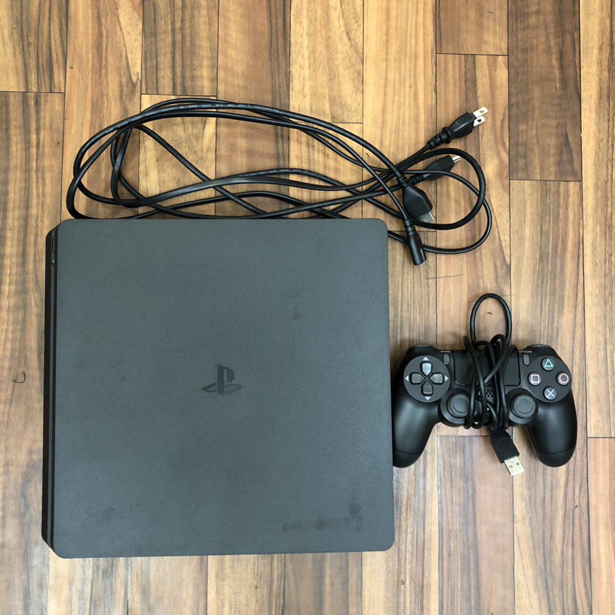 [TC0428] operation verification ending PlayStation4 PS4 SONY black jet Sony SONY made game machine body controller attached cable attached black 