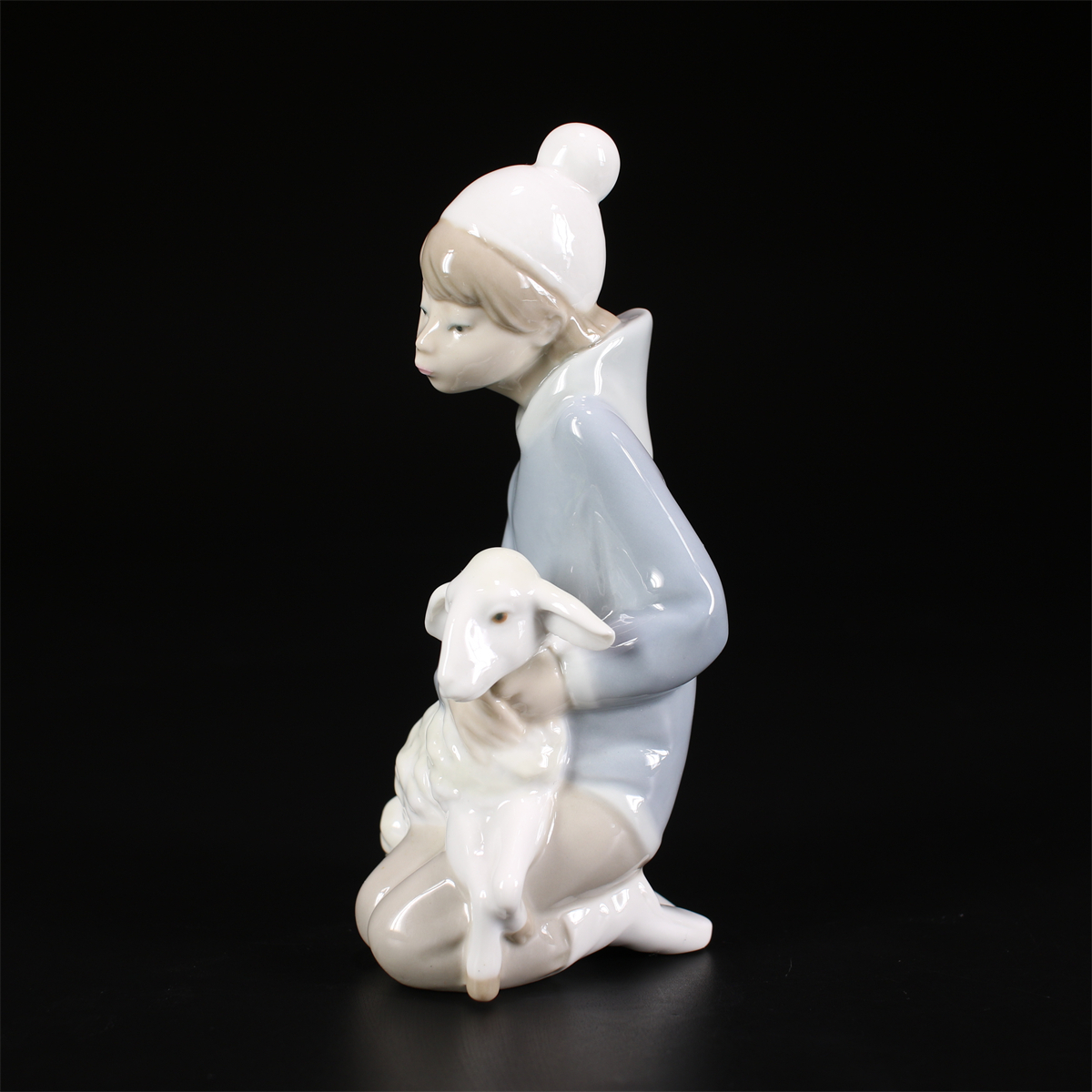 CE770 LLADRO [ Lladro ] фарфор кукла .. подросток украшение высота 14.8.| прекрасный товар!h