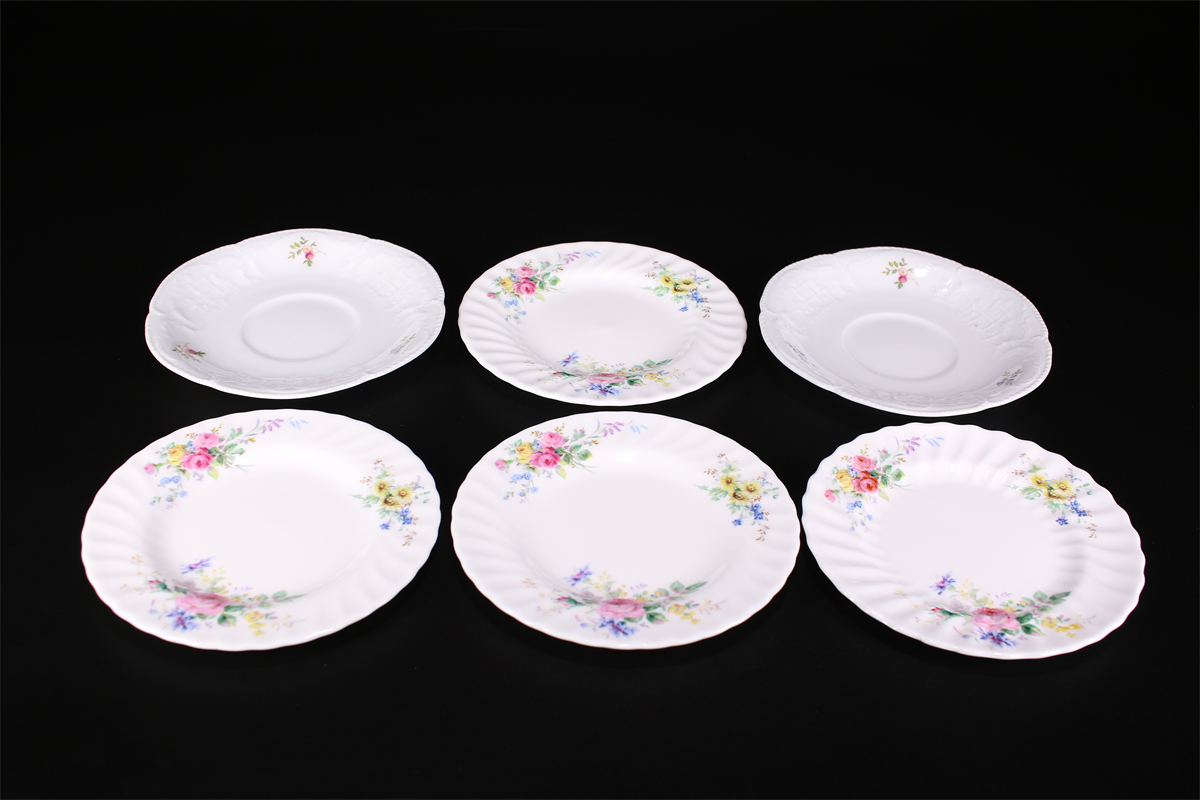 CE955 Royal Doulton 【ロイヤルドルトン】 ローゼンタール プレート 6客 最大径17㎝／美品！ｚの画像7