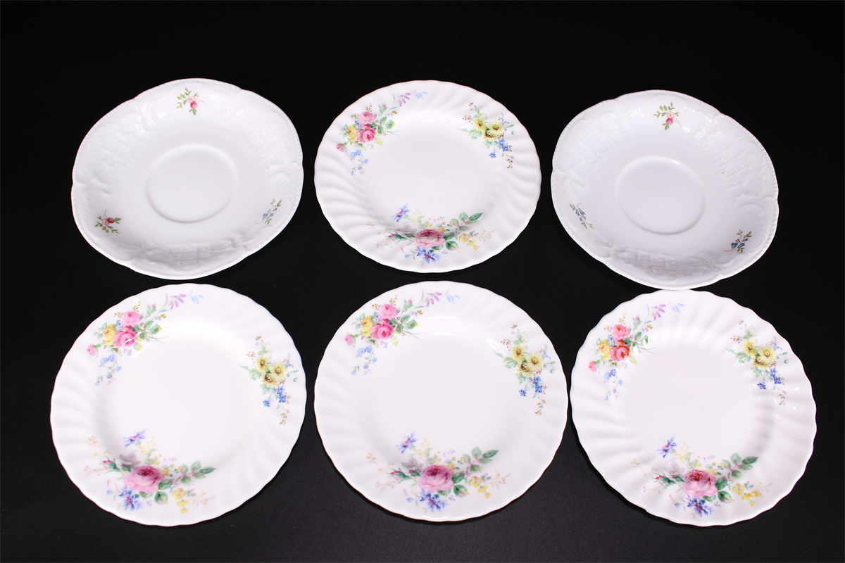 CE955 Royal Doulton 【ロイヤルドルトン】 ローゼンタール プレート 6客 最大径17㎝／美品！ｚの画像8