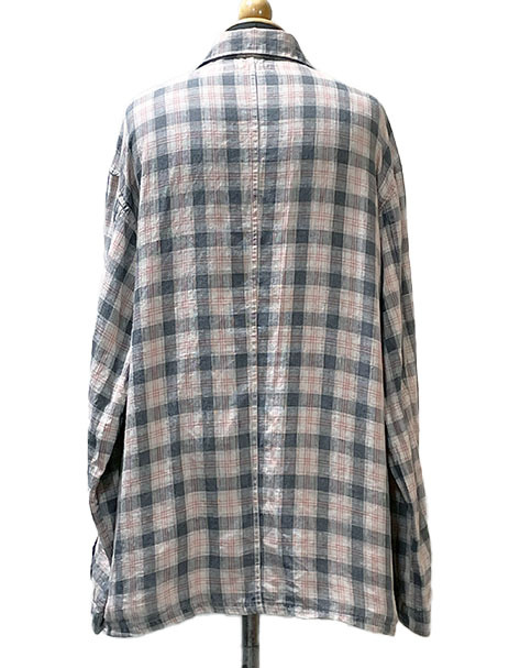 ツ★MEN'S BA-TSU GALANT COMPOSE/メンズ バツ★麻100%サマージャケット超美品●の画像2