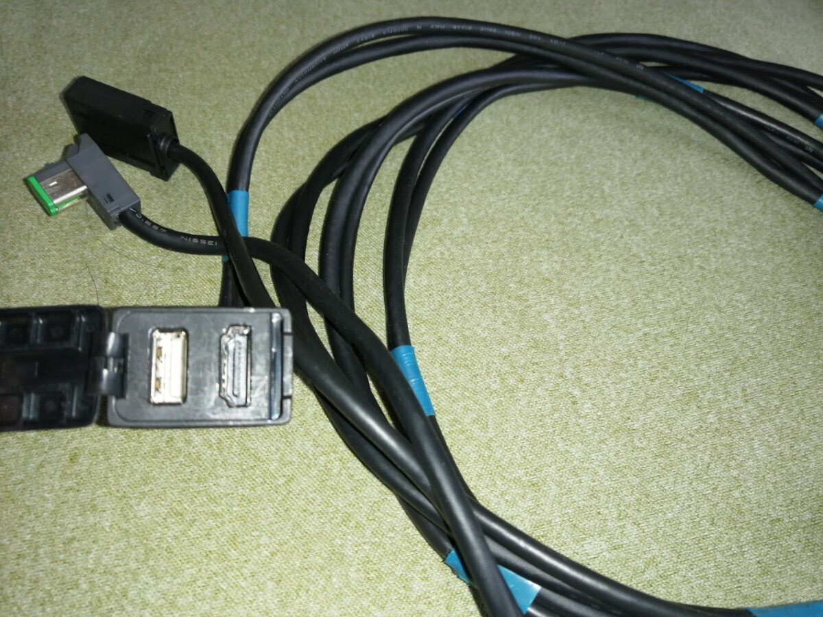 【送料無料】トヨタ純正　HDMI／ＵＳＢ接続ケーブル　入力端子　NSZT-W66Tほか_画像3