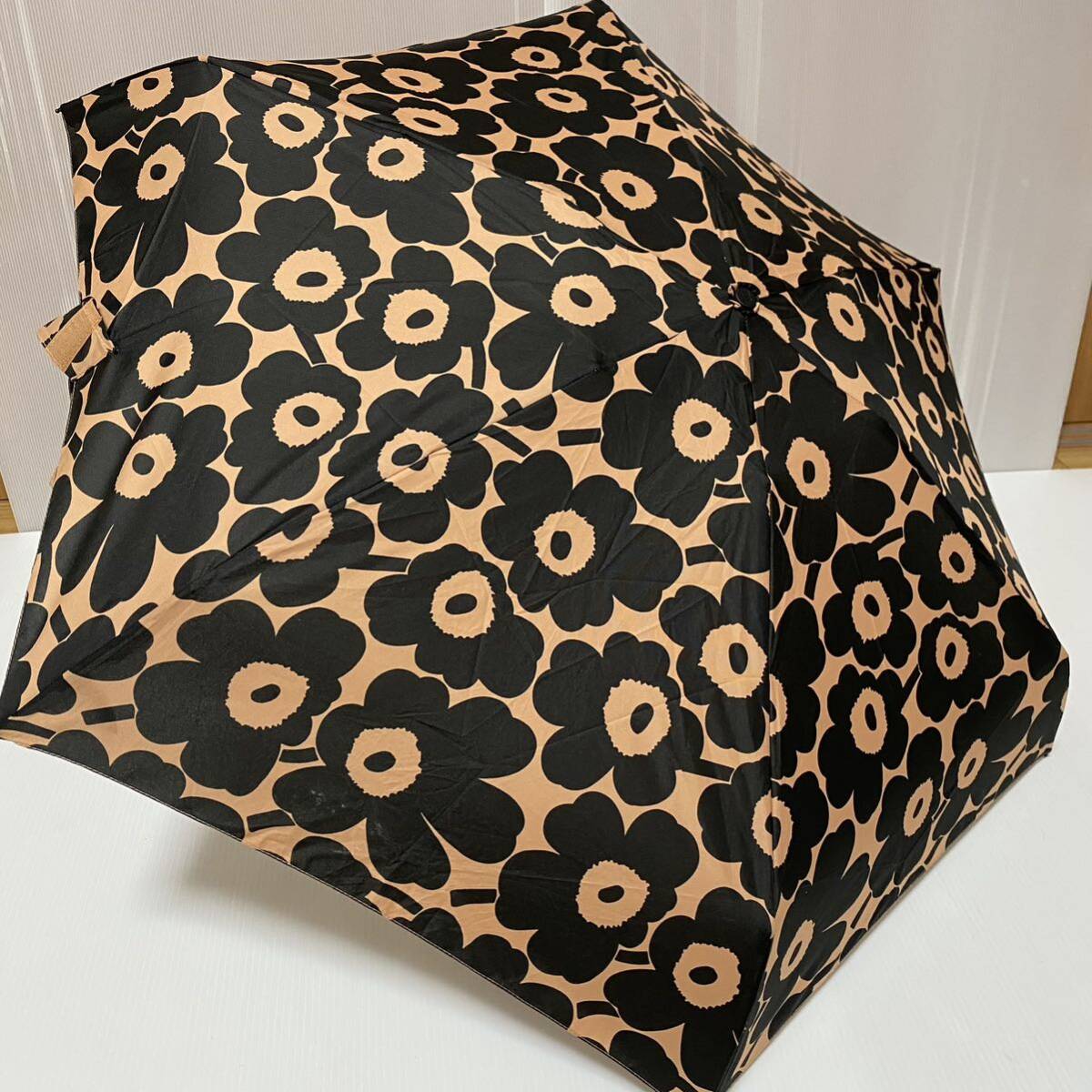 う240460　marimekko　マリメッコ　折りたたみ傘　雨傘_画像1