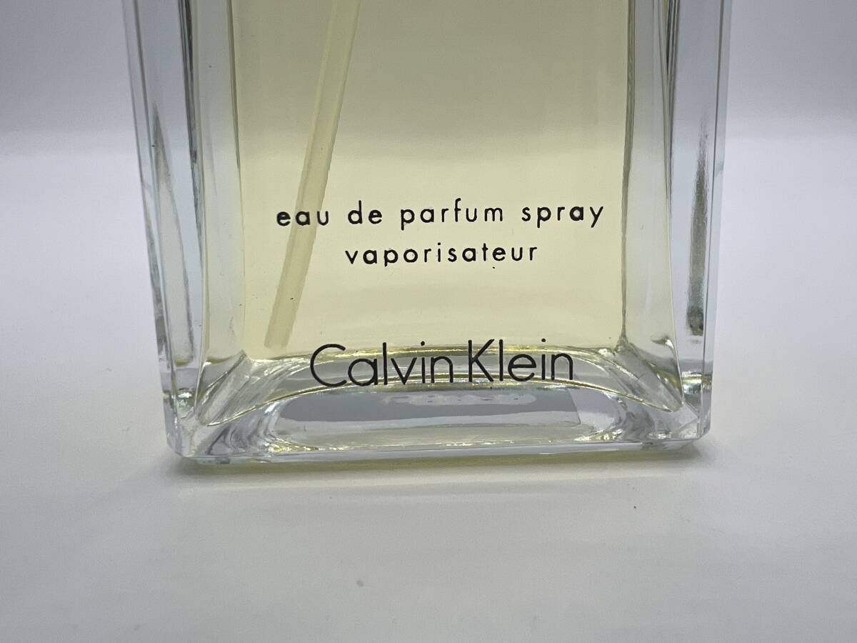 現状品 Calvin Klein ETERNITY カルバンクライン エタニティ オードパルファム アメリカ製 香水 100ml 残量8〜９割程度_画像8