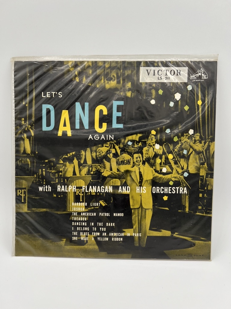 10インチ ラルフ・フラナガン 楽団 「レッツ・ダンス・アゲーン」「レッツ・ダンス・ウィズ・フラナガン」2枚 現状品の画像2