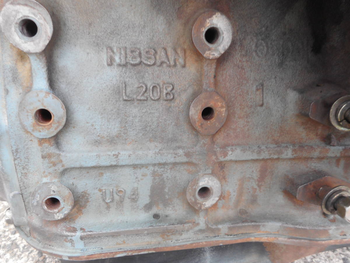  Nissan original L20B engine body block U94 Bluebird Japan violet Laurel secondhand goods 