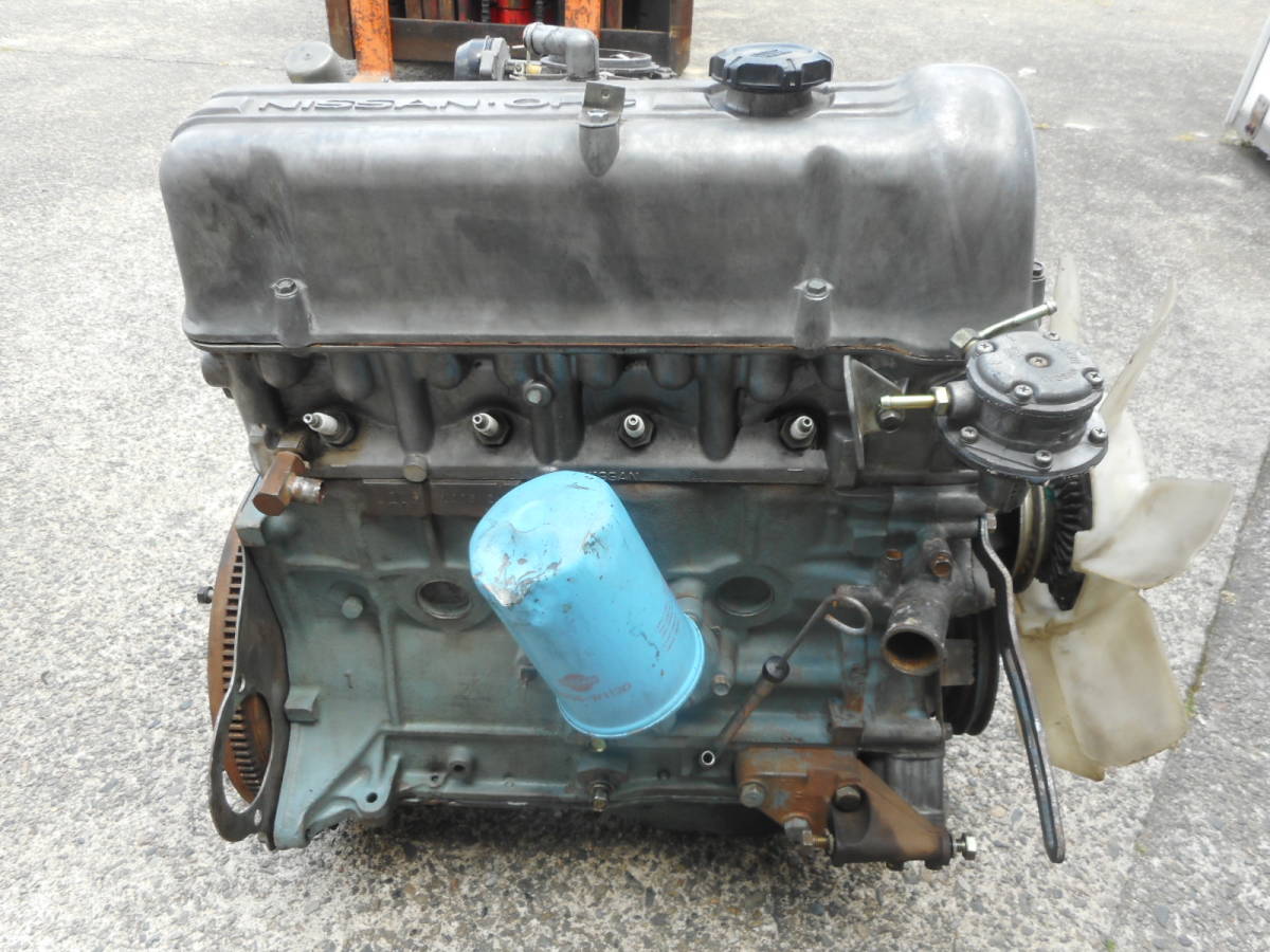  Nissan original L20B engine body block U94 Bluebird Japan violet Laurel secondhand goods 