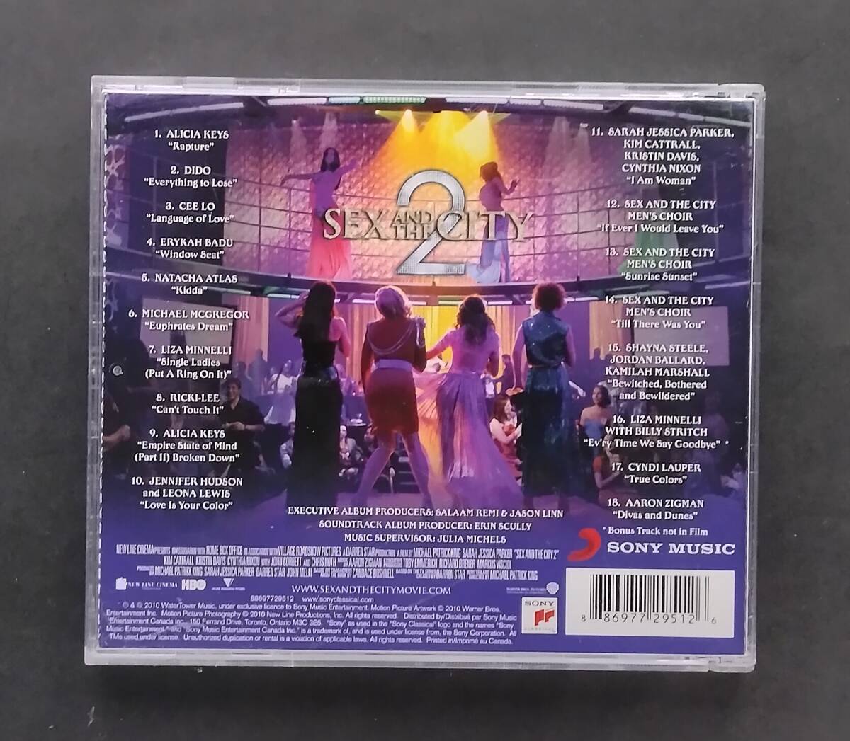 万1 13519 Sex And The City 2 オリジナル・サウンドトラック [CD] セックス・アンド・ザ・シティ2_画像2