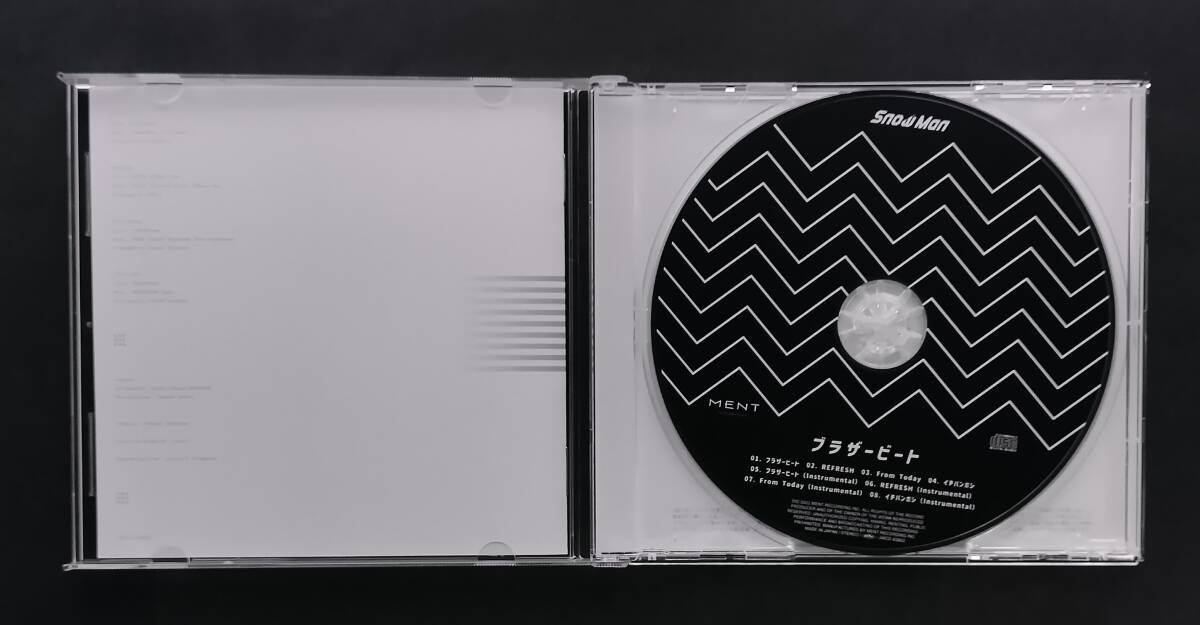 万1 12611 ブラザービート(CD)(通常盤) / Snow Man ： スリーブケース仕様／フォトブック付きの画像5