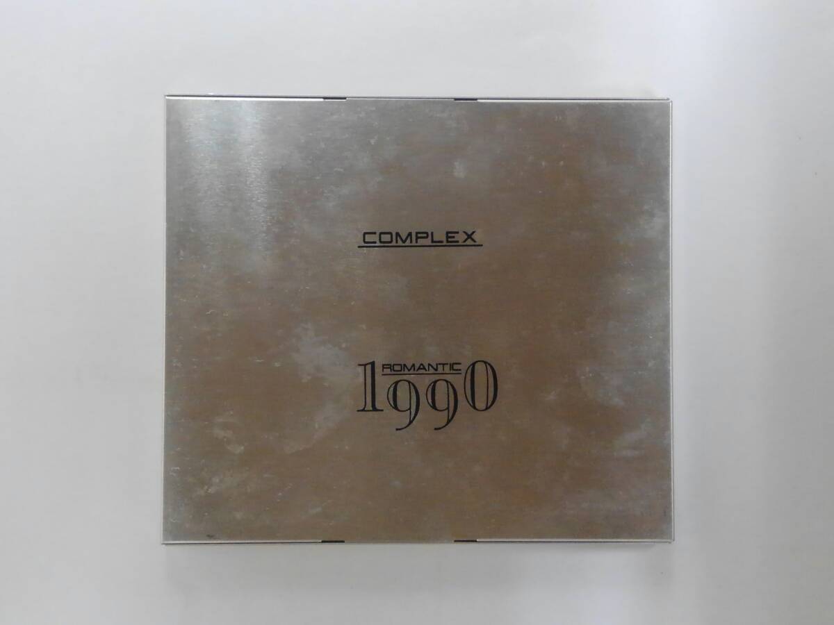 万1 12738 COMPLEX / ROMANTIC 1990 ［CDアルバム］全13曲,帯付き：TOCT-5660 ※帯、金属ケースに汚れの画像2