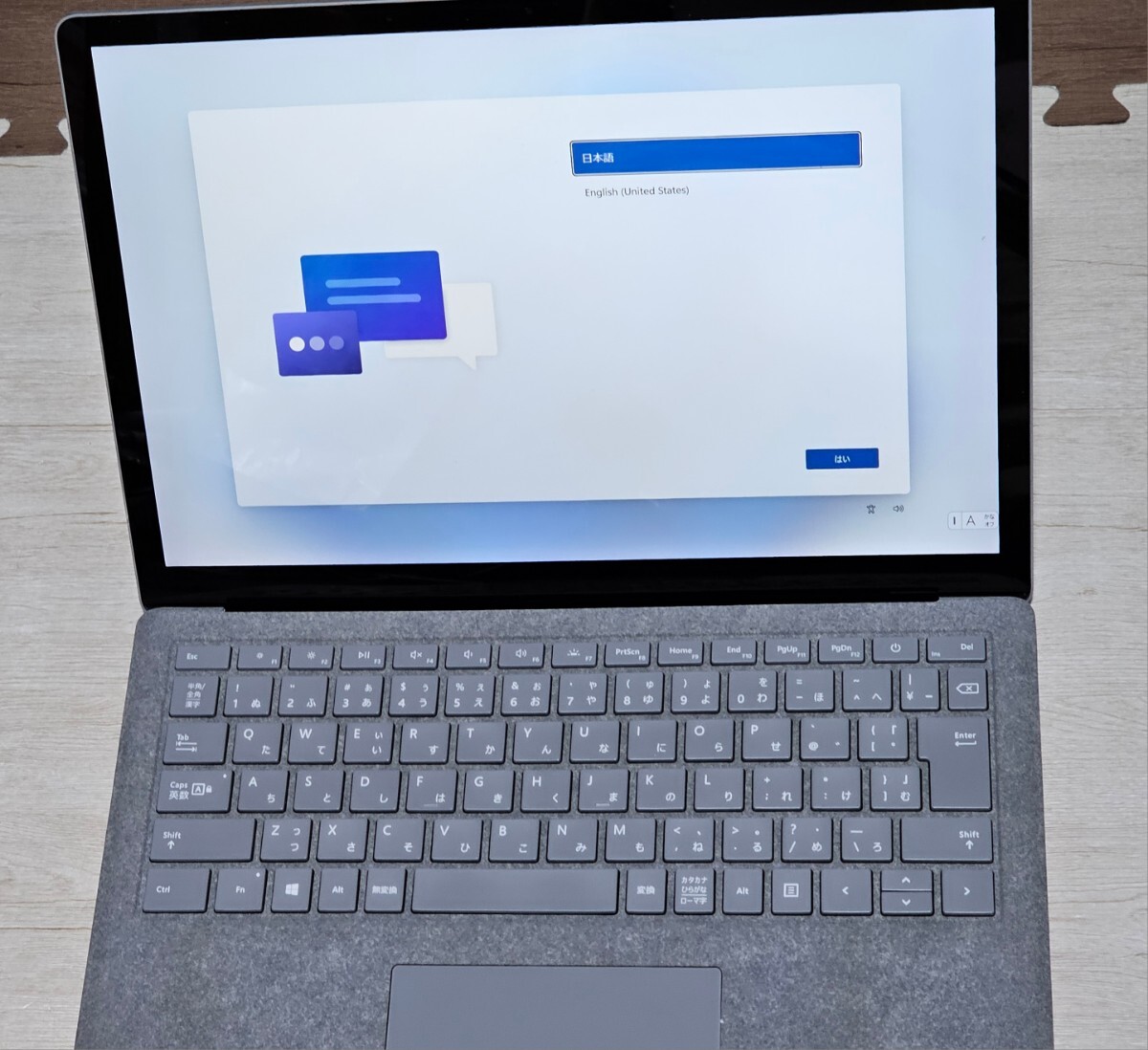 【ジャンク】 Microsoft 13.5型 Surface Laptop 2 [LQM-00019] （Core i5-8350U 1.7GHz/ メモリ8GB/ SSD128GB/ 無線LAN,BT/ Win11Pro)_画像1