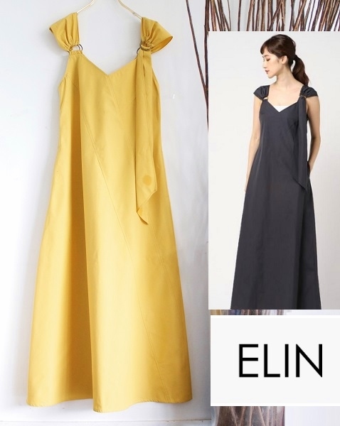 綺麗目/ELIN/エリン/マキシロングデザインスプリングサマーカラードレス/Paneled dress ¥49,500の画像1