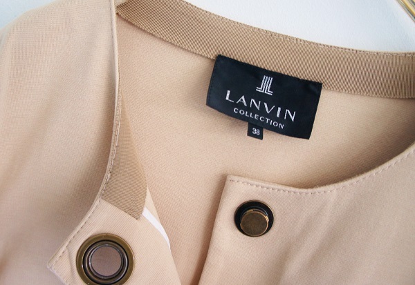 美品/LANVIN COLLECTION/ランバンコレクション/バイカラーデザインスプリングジャケットの画像3