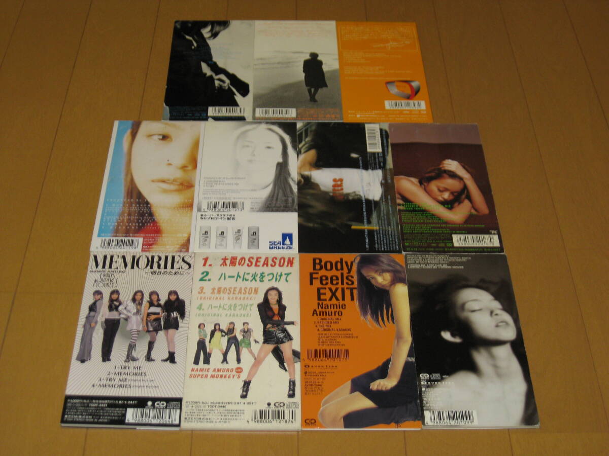 8cmシングルCD11枚セット 安室奈美恵 小室哲哉 ♪トライ・ミー♪太陽のシーズン♪Body Feels EXIT♪Chase the Chance♪CAN YOU CELEBRATE?の画像2