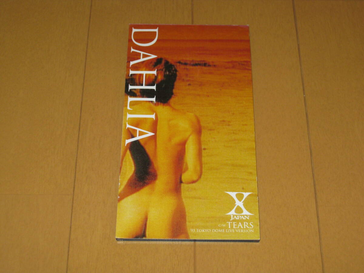 DAHLIA / TEARS '93 TOKYO DOME LIVE VERSION 8cmシングルCD X JAPAN AMDM-6150 Yoshiki Toshi _画像1