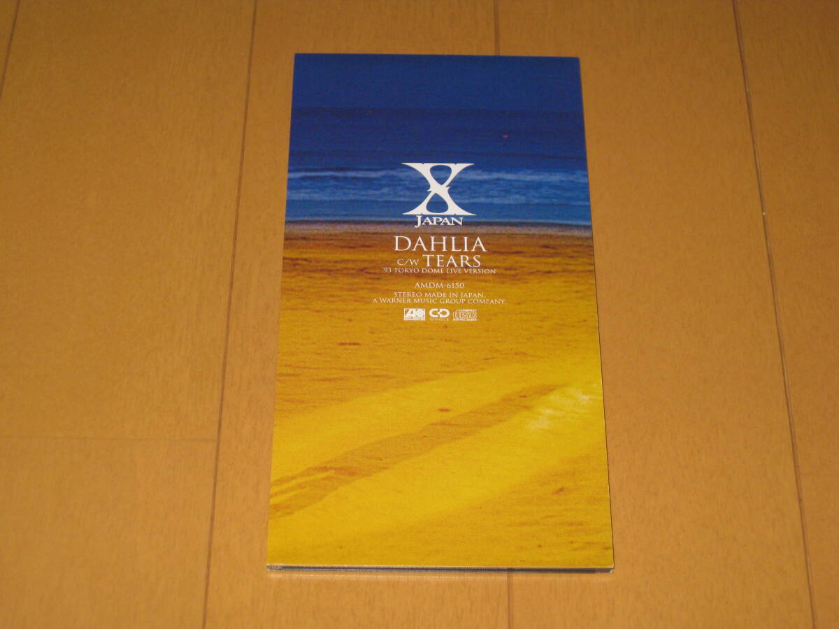 DAHLIA / TEARS '93 TOKYO DOME LIVE VERSION 8cmシングルCD X JAPAN AMDM-6150 Yoshiki Toshi _画像2