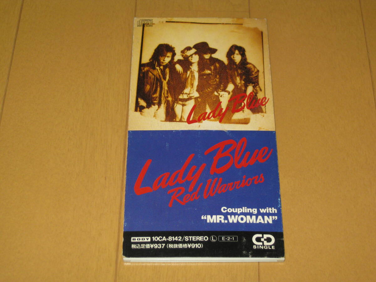 LADY BLUE / MR.WOMAN 8cmシングルCD レッド・ウォーリアーズ Red Warriors 10CA-8142_画像1
