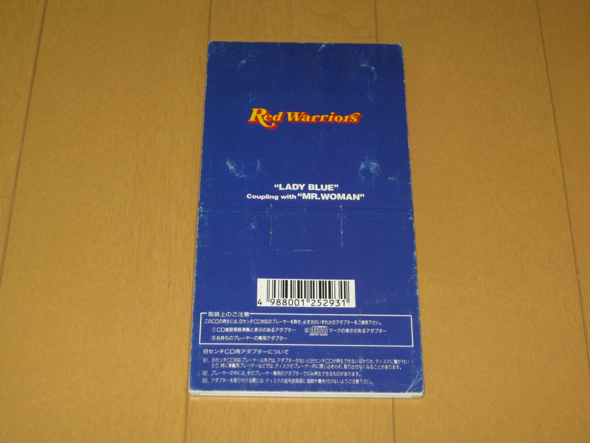 LADY BLUE / MR.WOMAN 8cmシングルCD レッド・ウォーリアーズ Red Warriors 10CA-8142_画像2