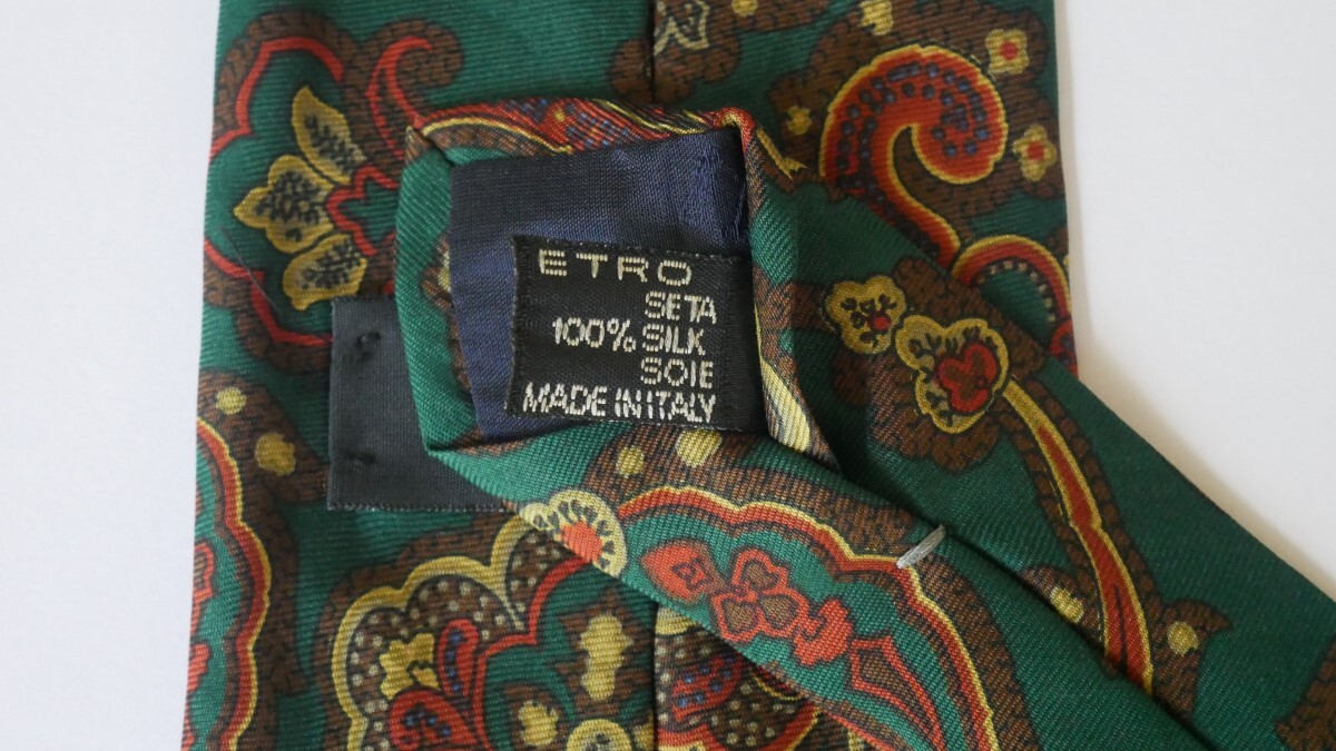  beautiful goods [ETRO Etro ]USED brand necktie /m44-GG2-31-35