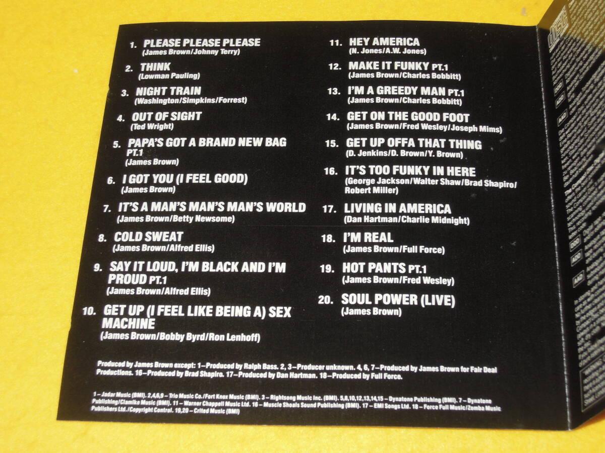 ジェームス・ブラウン THE VERY BEST OF JAMES BROWN ベスト CD 輸入盤の画像3