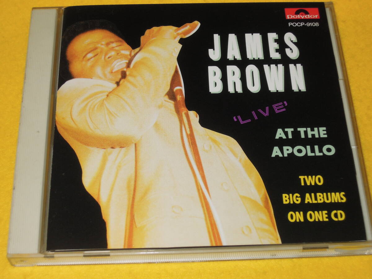 ジェームス・ブラウン JAMES BROWN 日本盤 CD ライヴ・アット・ジ・アポロ LIVE AT THE APOLLO POCP-9108の画像1