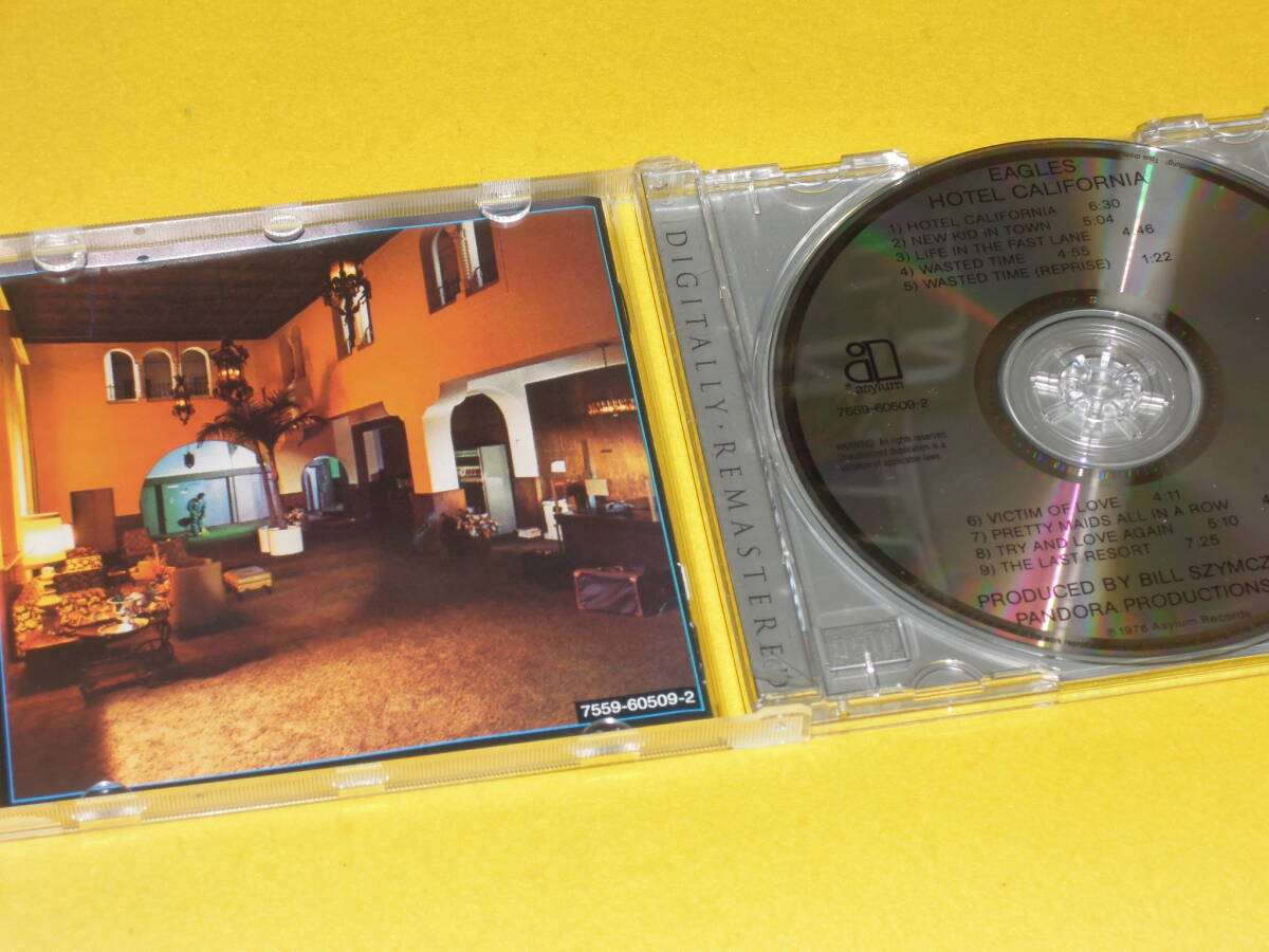 EAGLES イーグルス デジタル・リマスター 輸入盤 CD ホテル・カリフォルニア HOTEL CALIFORNIA 7559-60509-2 ドイツ盤の画像3