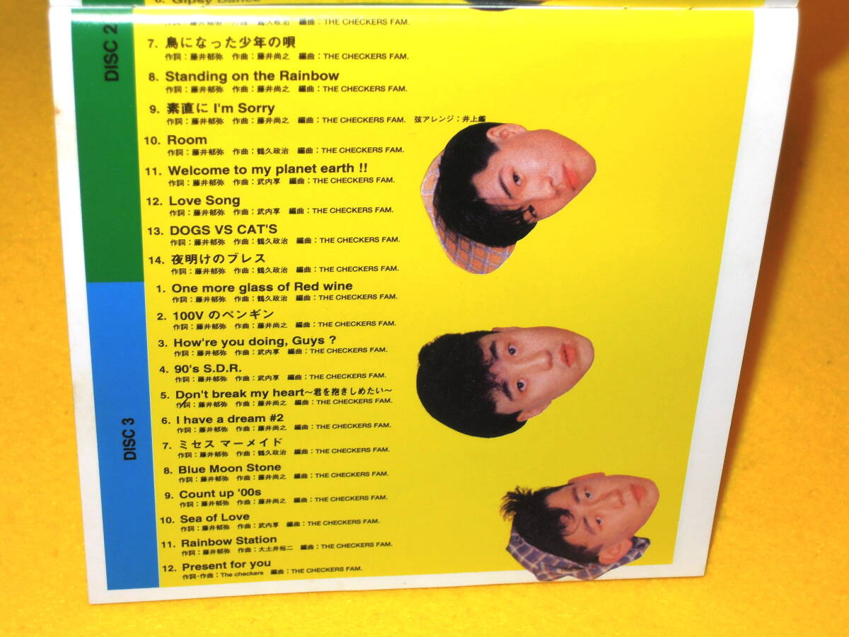  The Checkers THE CHECKERS 3CD the best 41 bending compilation PCCA-00426 Fujii Fumiya 3 sheets set the best album 